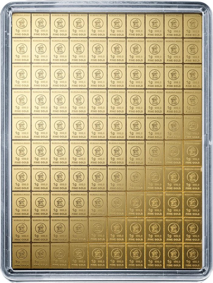 Combibar 100 Gramm Gold Heimerle & Meule 